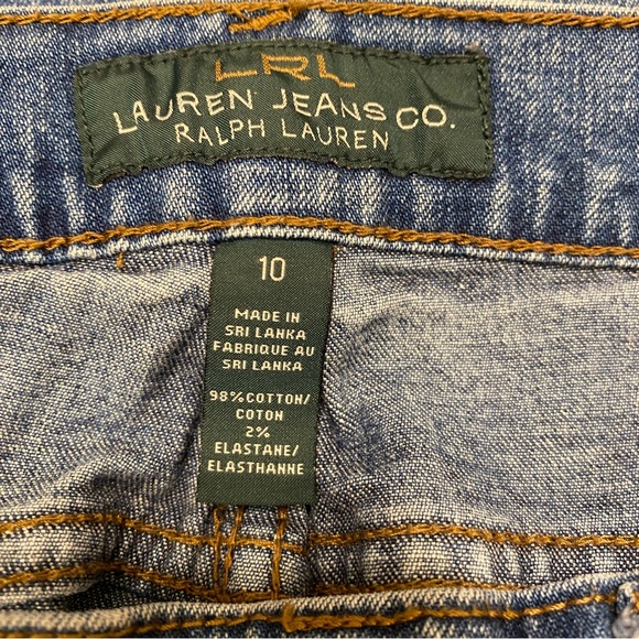 Lauren Ralph Lauren Womens Jeans sz 10 Blue Denim Stretch Classic Bootcut - Picture 4 of 6